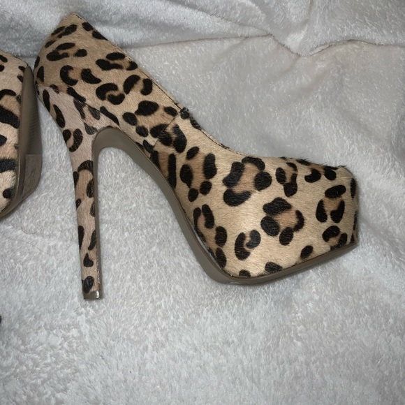 STEVE MADDEN Leopard Print ULTRA-HIGH Heels-GORGEOUS! - Picture 7 of 14